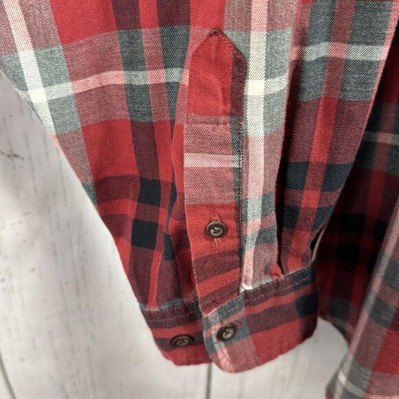 Eddie Bauer Mens Plaid Cotton Long Sleeve Button Down Casual Shirt Size XXL - Picture 7 of 16